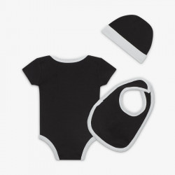Jordan Lucid Dreams 3-piece bodysuit, hat, bib set for newborns - Black - NJ0578-023