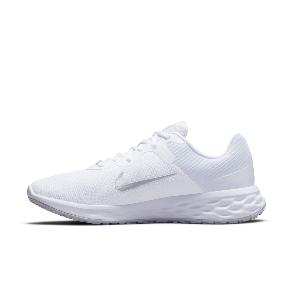 Chaussures de running sur route pour femme Nike Revolution 6 Next Nature - Blanc/Argent Métallisé-Platine Pure