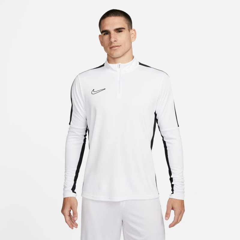 Haut d'entraînement de football homme Nike Dri-FIT Academy - Blanc/Noir/Noir - DX4294-100