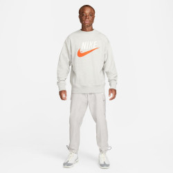 Pantalon homme Nike Sportswear Repeat - Minerai de fer léger/Blanc - DX2033-012