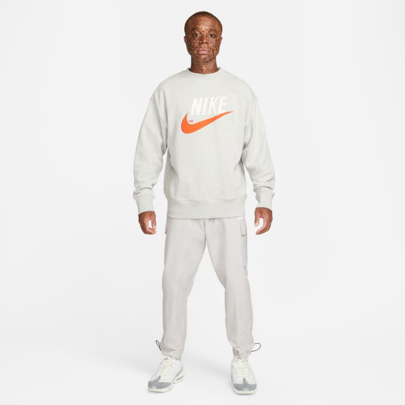 Nike Sportswear Repeat Mens Woven Pants - Light Iron Ore/White