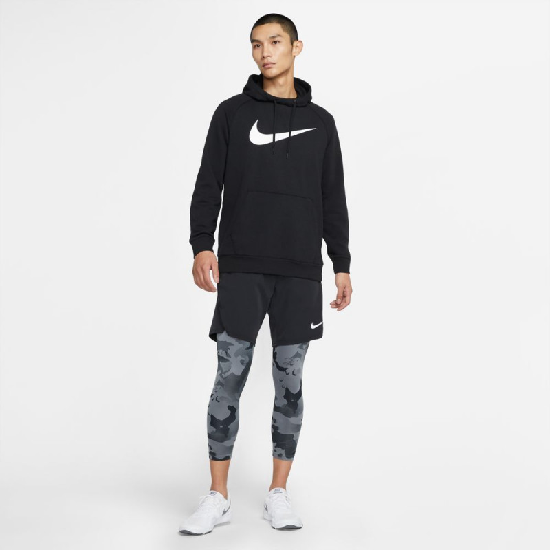Nike Dri-FIT Men's Training Hoodie - Black/White