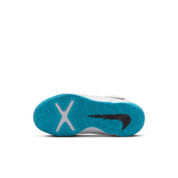 Chaussures patits enfants Nike Team Hustle D 10 - Blanc/Noir-Loup Gris-Bleu Eclair - CW6736-104