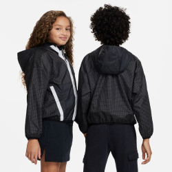 DQ8744-010 - Nike ODP children's jacket - Black/Dark Smoke Gray