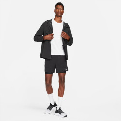 Veste à capuche de running homme Nike Windrunner - Noir/Argent réfléchissant - CZ9070-010