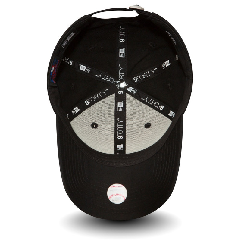 NEW ERA 9forty MLB New York Yankees Adjustable Hat - Black/White
