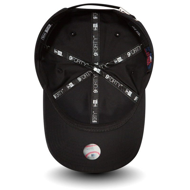 New Era 9forty MLB New York Yankees Flawless Adjustable Cap - Black/Silver