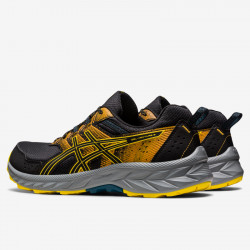 Asics Gel-Venture 9 Men's Trail Running Shoes - Black/Golden Yellow - 1011B486-004