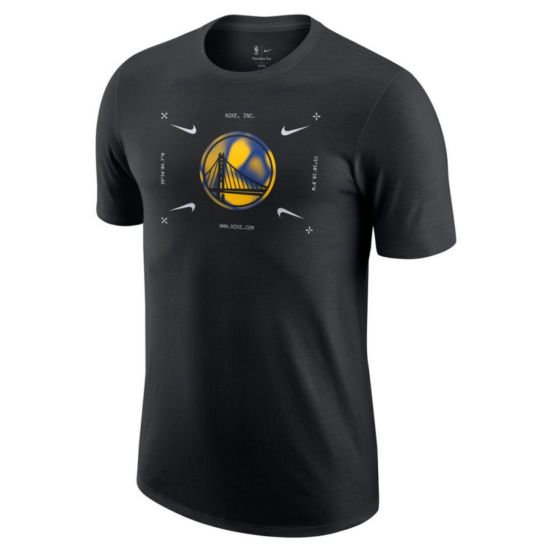 T-shirt manches courtes Nike Golden State Warriors - Noir - DZ0272-010