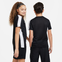 Nike Dri-FIT Academy23 children's football jersey - Black/White/White - DX5482-010