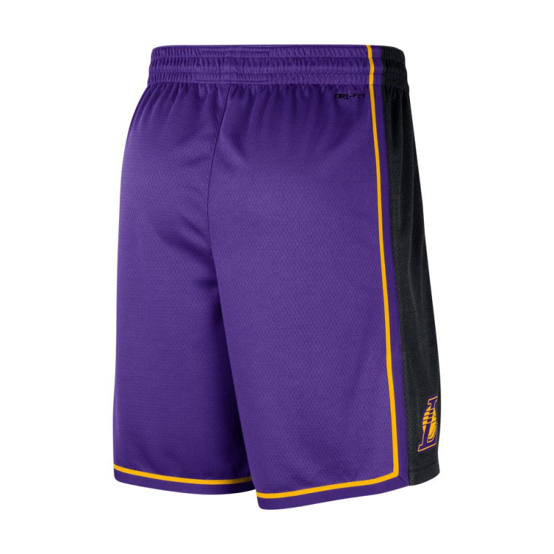 Men's Jordan Los Angeles Lakers Statement Edition Dri-FIT NBA Swingman Basketball Shorts - Champ Violet/Amarillo