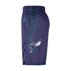 Jordan Charlotte Hornets Statement Edition Basketball Shorts - New Orchid/Quick Teal - DO9425-566