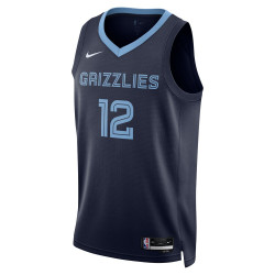 2022/23 Nike Memphis Grizzlies Icon Edition Basketball Jersey - University Navy / Morant Ja - DN2010-419
