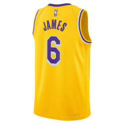 Nike Los Angeles Lakers Icon Edition 2022/23 Basketball Jersey - Amarillo/James Lebron - DN2009-728