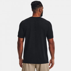 T-shirt homme Under Armour Seamless Grid - Noir/Gris - 1376921-001
