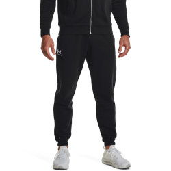 Pantalon jogging homme Under Armour Essential Fleece - Noir/Blanc - 1373882-001