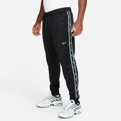Nike Sportswear Repeat Men's Pants - Black/Black/Baltic Blue - DX2027-011