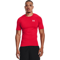 T-shirt à manches courtes pour homme Under Armour Heatgear - Rouge - 1361518-600