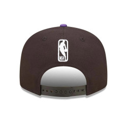 New Era 9Fifty Snapback NBA Los Angeles Lakers Team Patch Adjustable Cap - Black - 60298865