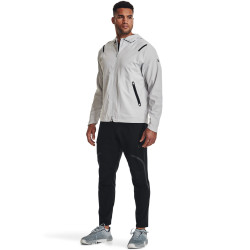 Under Armour Unstoppable Men's Hooded Jacket - Halo Gray / Black - 1370494-014