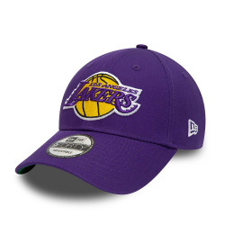 New Era 9FORTY Adjustable LA Lakers NBA Team Side Patch Cap - Purple - 60298794