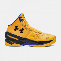 Curry 2 Bang Bang Basketball Shoes - Steeltown Gold / Taxi - 3026281-700