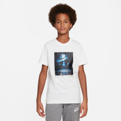 T-shirt manches courtes pour enfant Nike Sportswear - Blanc - DX9512-100