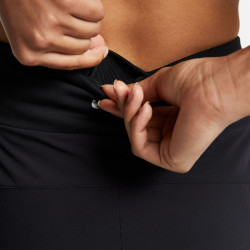Nike Dri-FIT Bliss Women's Shorts - Black/Reflective Silver - DX6018-010