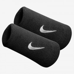 Bracelets double largeur Nike Doublewide Wristbands - Noir/Blanc - NNN05-010