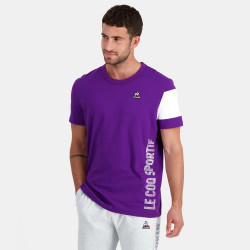 T-shirt unisexe Le Coq Sportif  - Violet - 2310413
