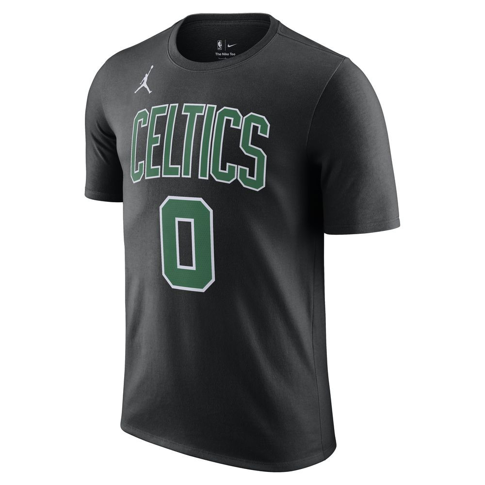 Men's NBA T-Shirt Jordan Boston Celtics Jayson Tatum Statement Edition - Black