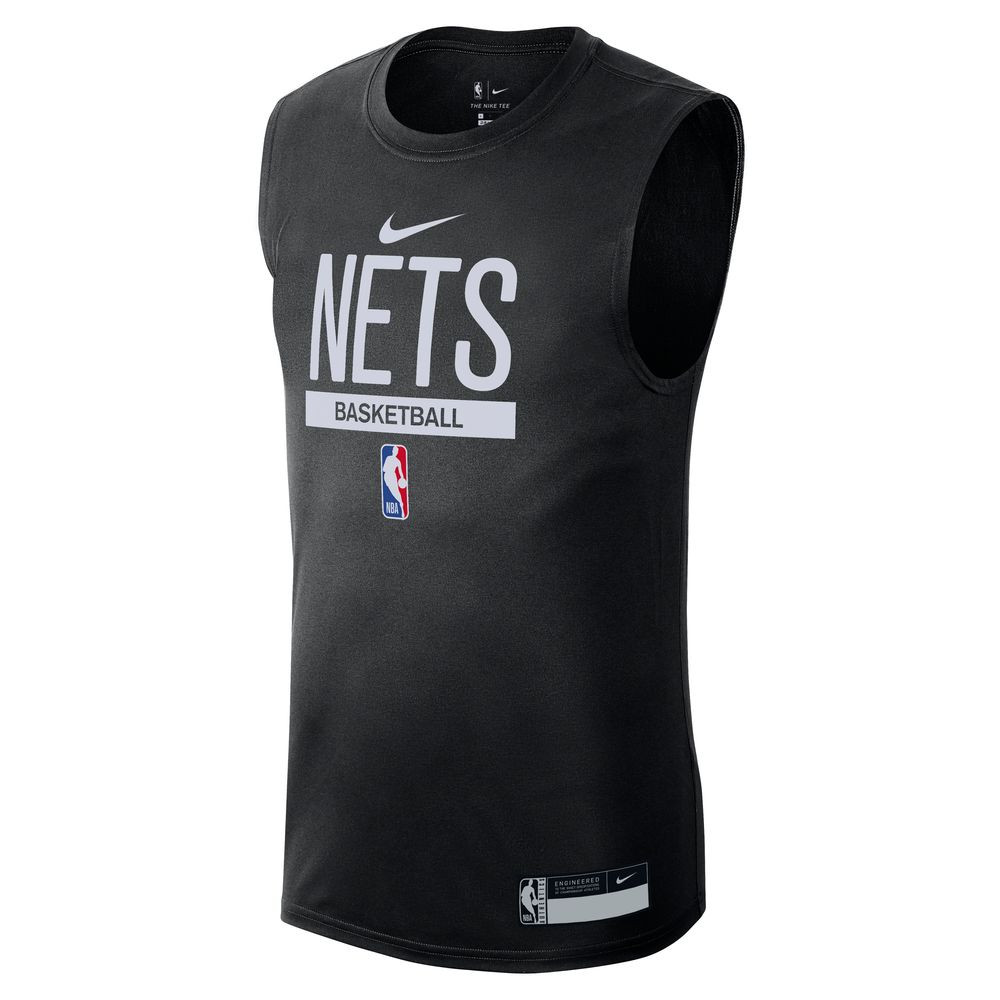 Nike Brooklyn Nets Men's NBA Sleeveless Practice Dri-FIT T-Shirt - Black
