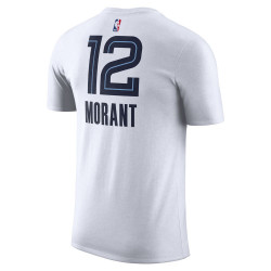 T-shirt manches courtes Nike Memphis Grizzlies Ja Morant - Blanc - DR6382-108