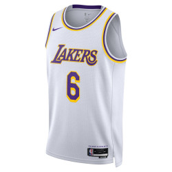 Maillot de basketball Nike Los Angeles Lakers LeBron James (6) Association Edition 2022/23 - Blanc - DN2081-100