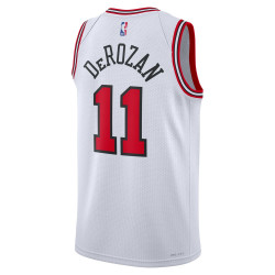 Maillot de basketball Nike Chicago Bulls Demar Derozan (11) Association Edition 2022/23 - Blanc - DN2072-101