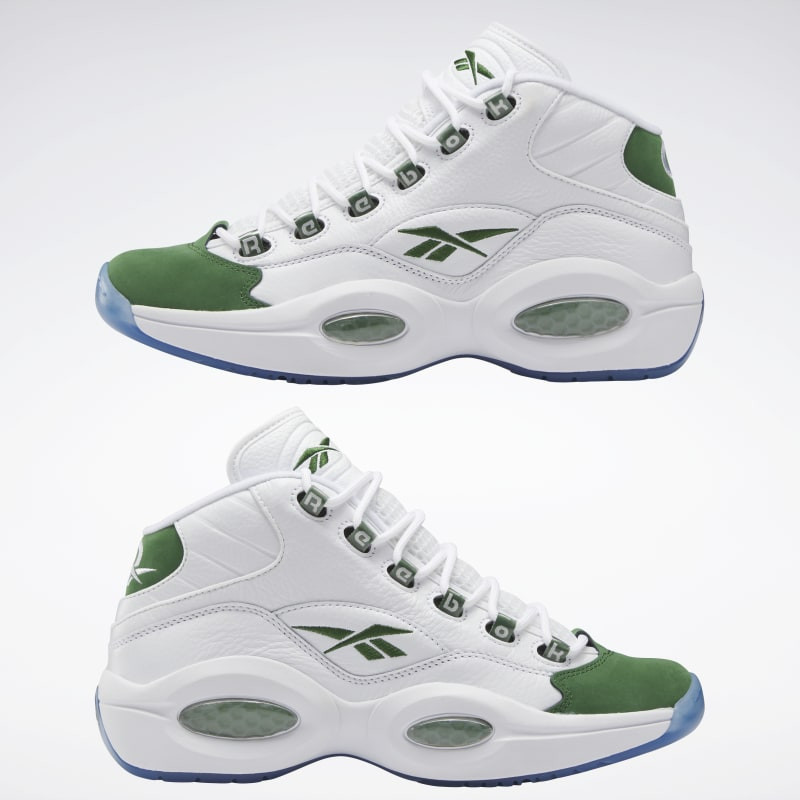 Reebok Question Mid Men's Shoes - White/Green