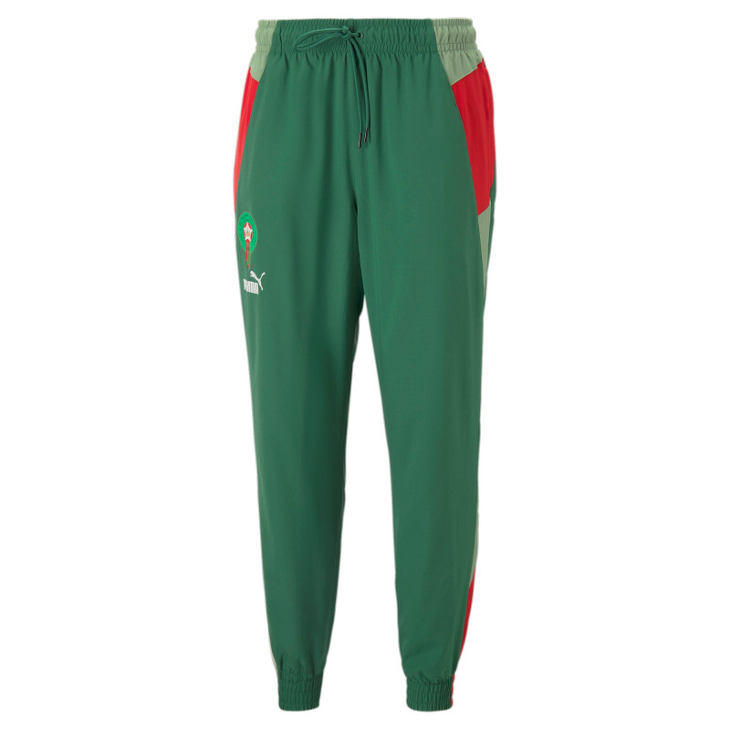 Pantalon de survêtement de football tissé pour homme Puma Maroc (FRMF) - Vert - 763463 06