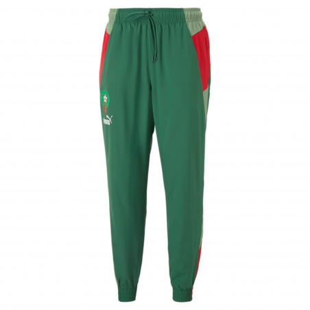 Pantalon de survêtement de football tissé pour homme Puma Maroc (FRMF) - Vert - 763463 06