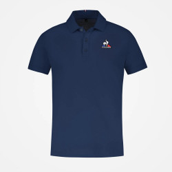 Le Coq Sportif Essentiels n°2 men's short-sleeved polo shirt - Navy Blue - 2310551