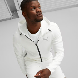 Puma Evostripe men's Full zip hooded jacket - White - 673313 02