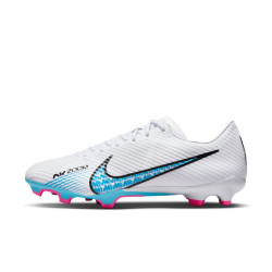 Nike Zoom Mercurial Vapor 15 Academy MG Soccer Cleats - White/Baltic Blue-Hot Punch-Coconut Milk - DJ5631-146