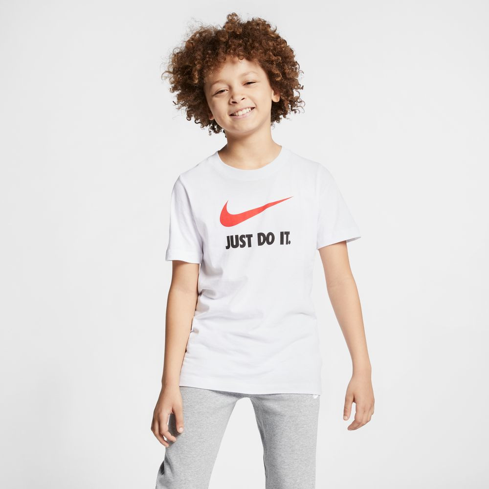 Nike Sportswear Just Do It Kids T-Shirt - White