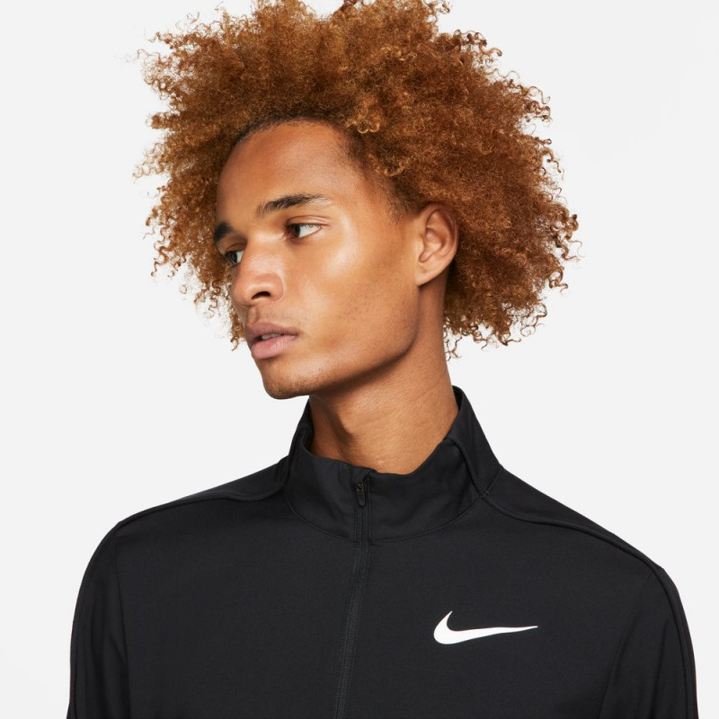 Nike Men's Dri-FIT training jacket - Black/Black/White - DM6619-011