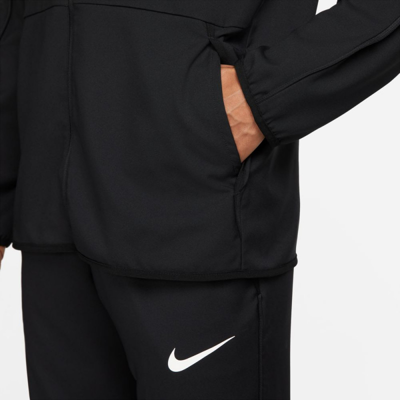 Nike Men's Dri-FIT training jacket - Black/Black/White - DM6619-011