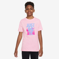 T-shirt manches courtes pour enfants Nike Sportswear - Rose tendre moyen - DX9522-690