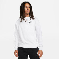 Nike Sportswear Club Men's Sweatshirt - White/Black - BV2666-100