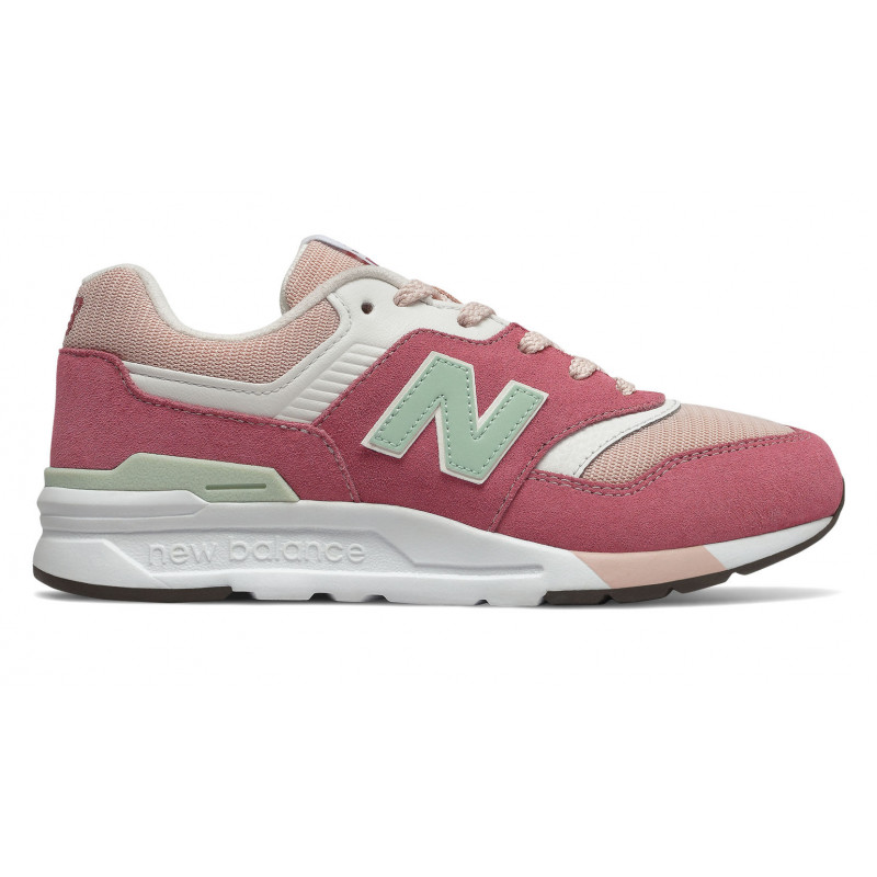 Chaussures pour enfant New Balance 997 rose beige vert