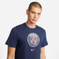 Paris Saint-Germain Crest short-sleeved t-shirt - Navy blue - DJ1315-410