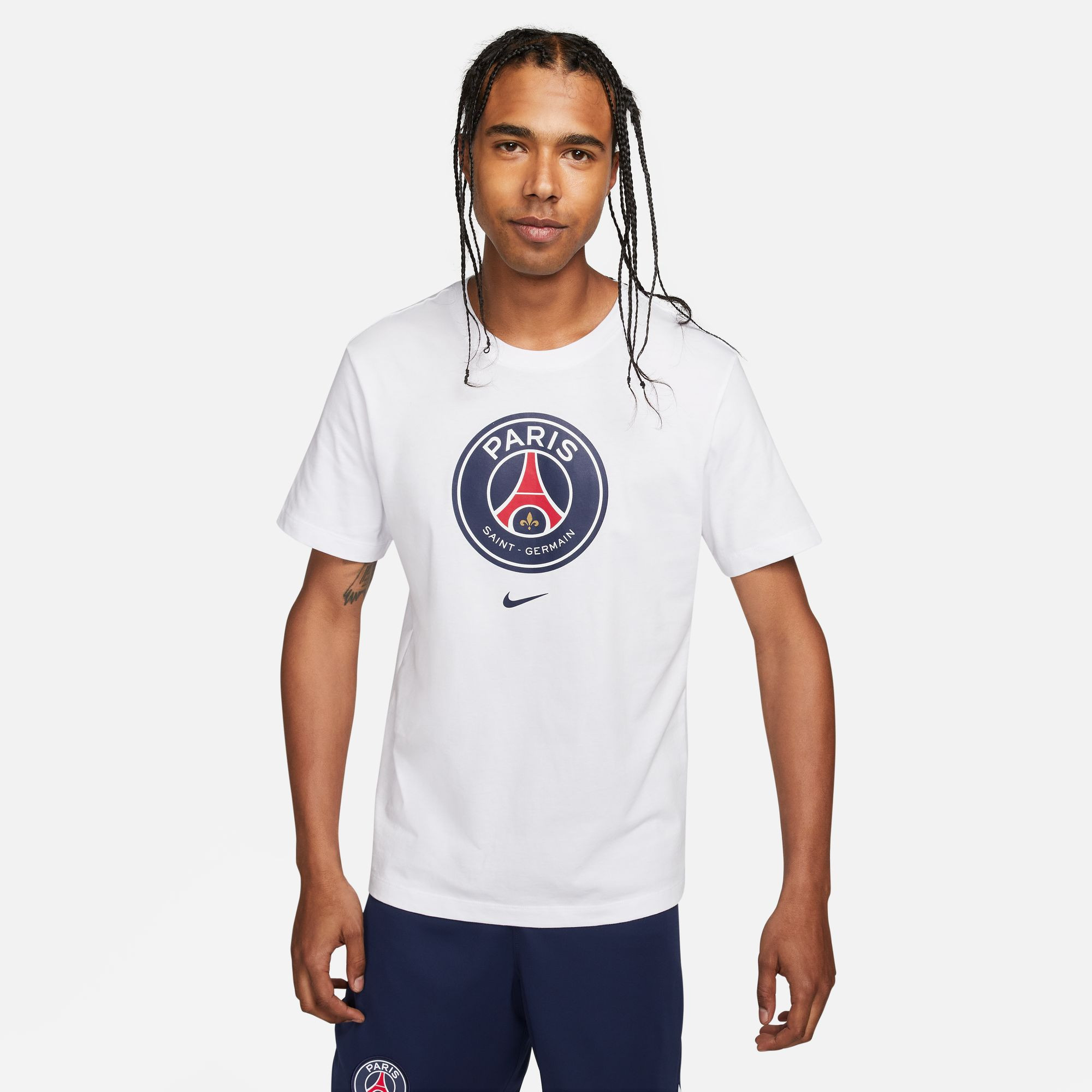 Paris Saint-Germain Crest men's t-shirt - White