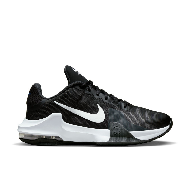 Nike Air Max Impact 4 Basketball Shoes - Black/White-Anthracite-Racer Blue